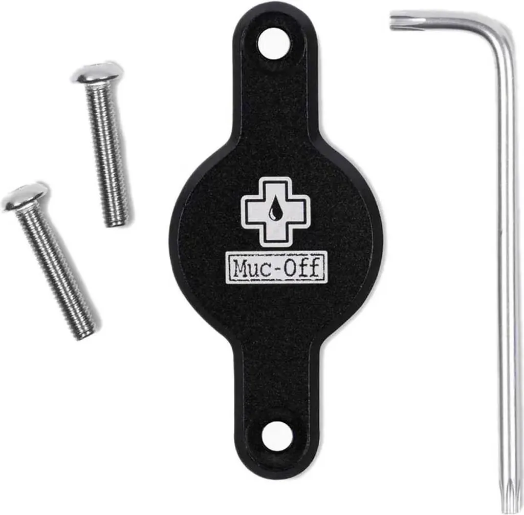 Muc-Off Secure Tag Holder V2 Noir - Support AirTag en Aluminium Blindé