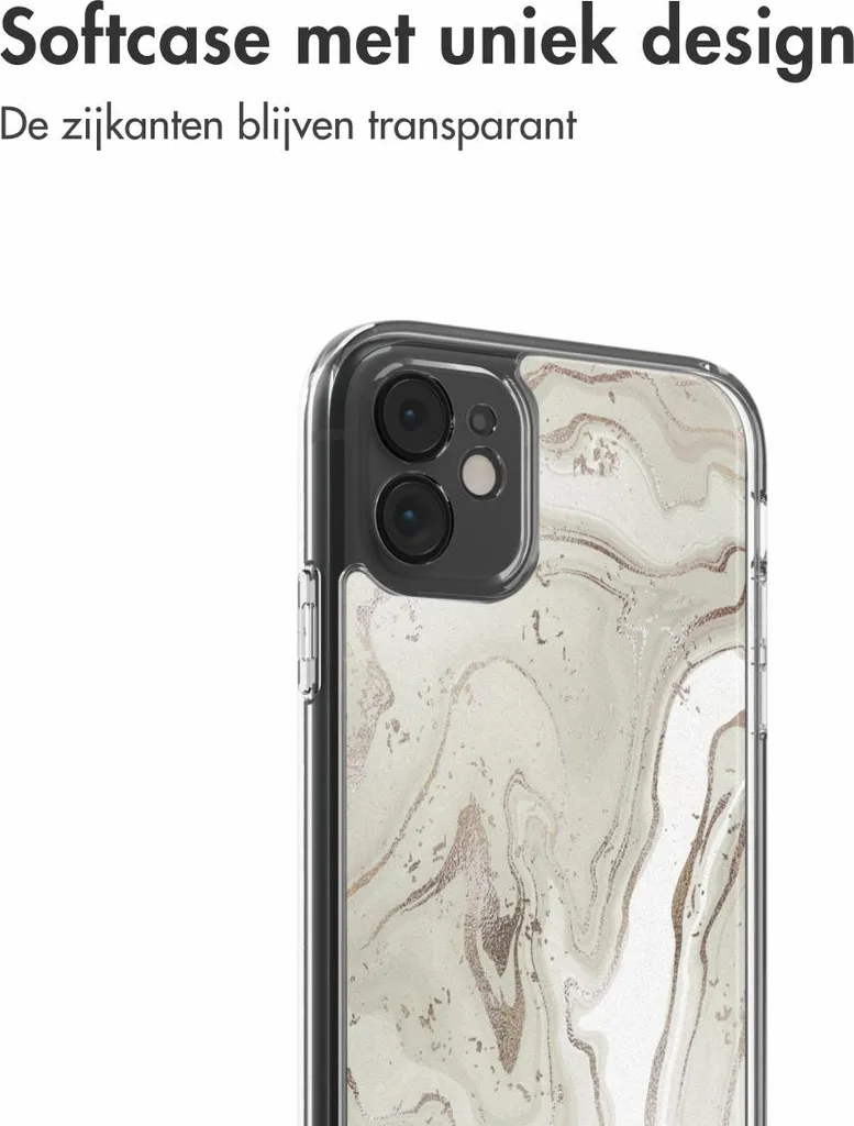 Custodia imoshion Design iPhone 11 Sandy Marble | Cover Effetto Marmo - 11