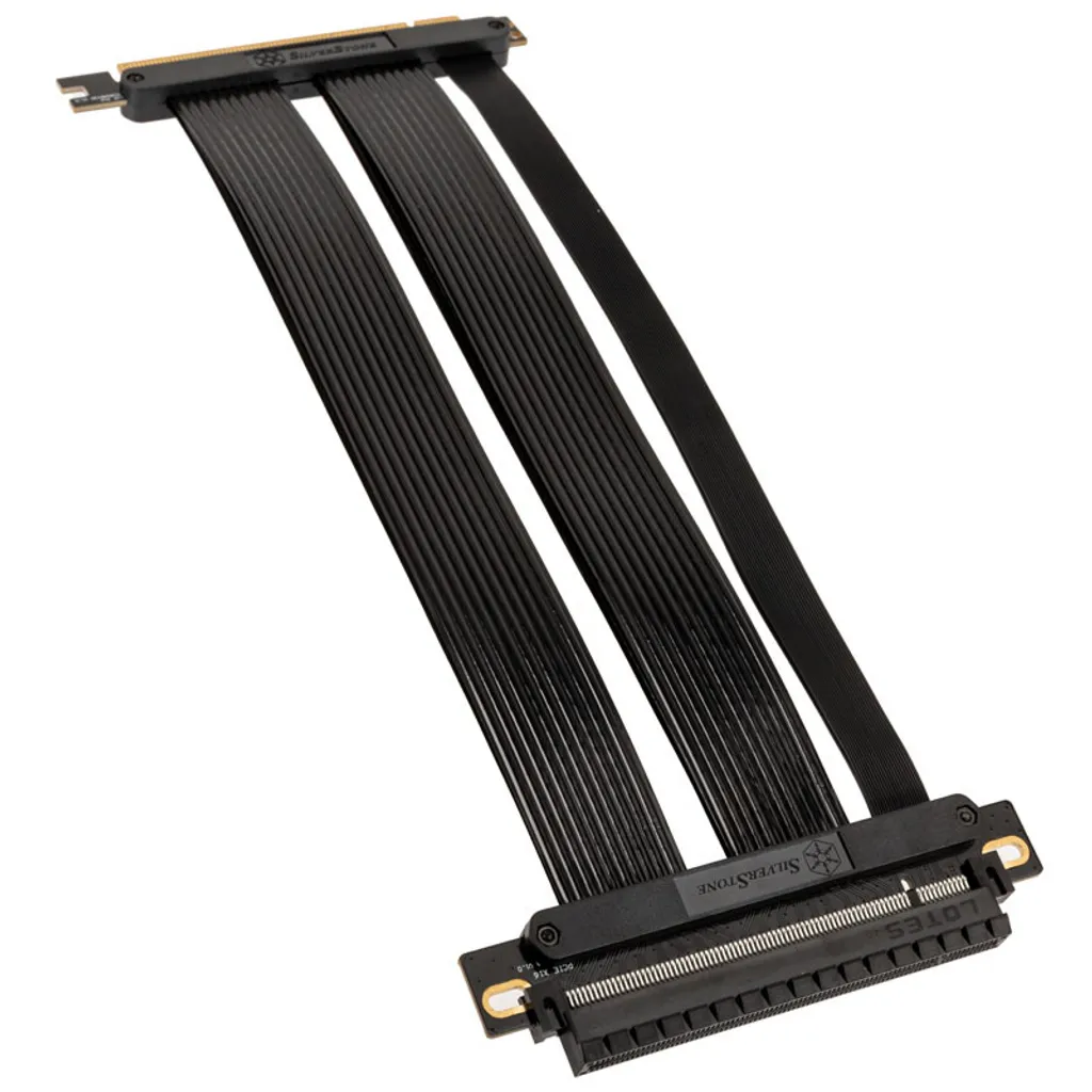 Câble Riser PCI-E 4.0 x16 SilverStone SST-RC05-220 de 220mm Blindé - 2