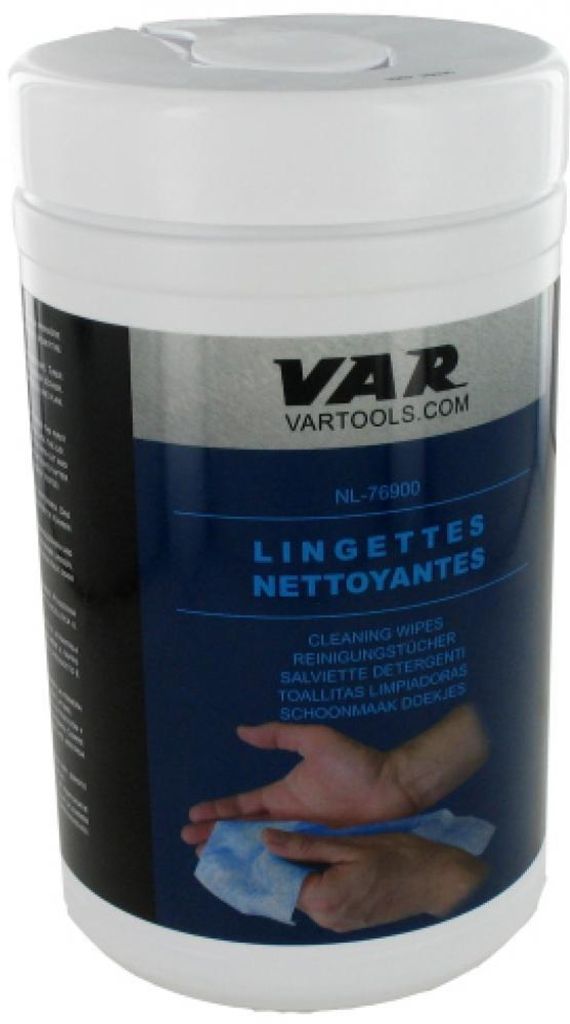 VAR 80 Stk. Handreinigungstücher NL-76900 80 - schnelle Reinigung ohne Wasser...