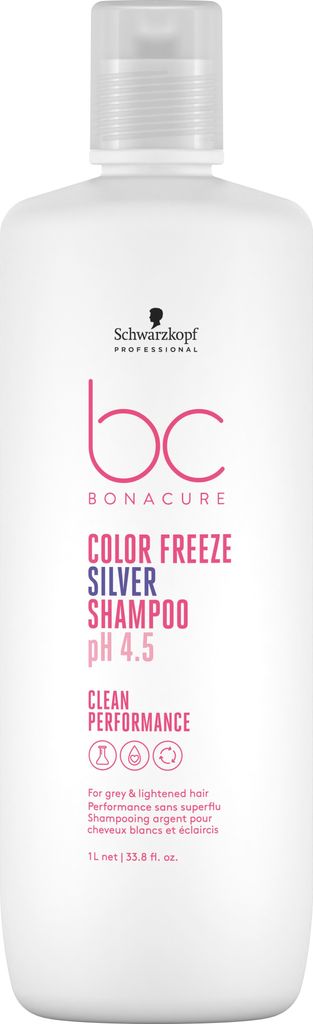 Schwarzkopf Bc Color Freeze Silver Shampoo 1000ml Produktbild