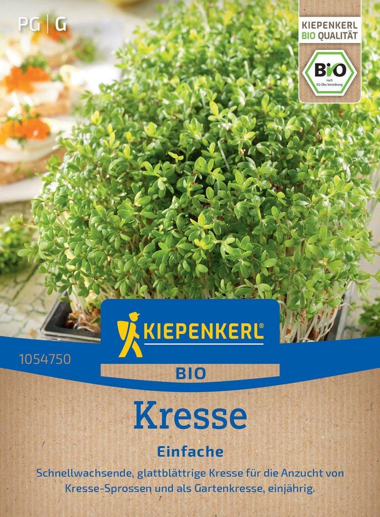 Kiepenkerl Kressesamen Einfache Lepidium sativum 3 - 4 m²