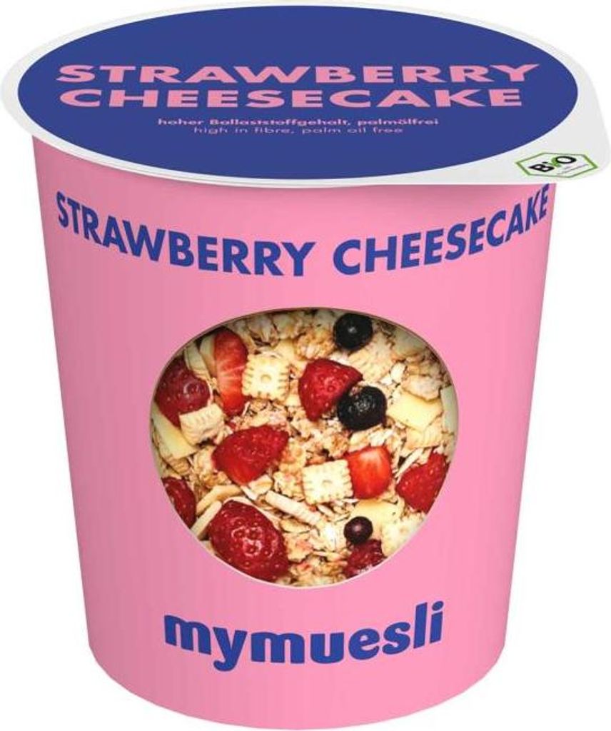 mymuesli 2go Strawberry Cheesecake  85g Produktbild 