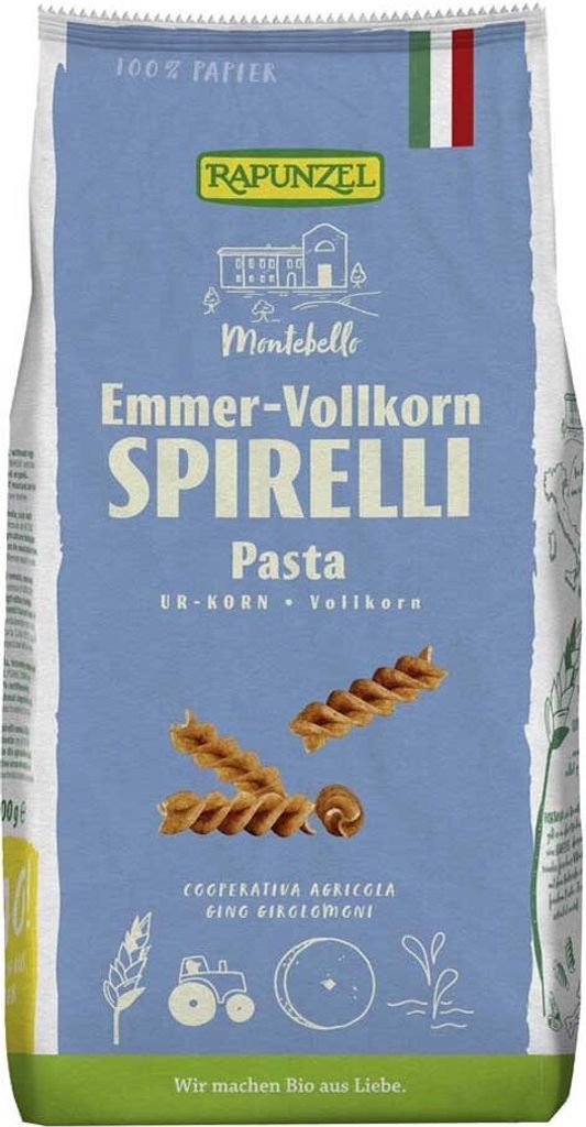 Spirelli di farro - integrali 500g Immagine del prodotto 