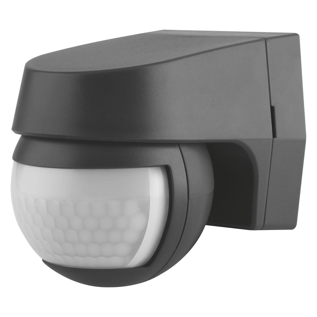 LEDVANCE SENSOR WALL 110DEG, Wand, Draußen, Graphit, IP44, 1000 Lux, 2 - 900 s