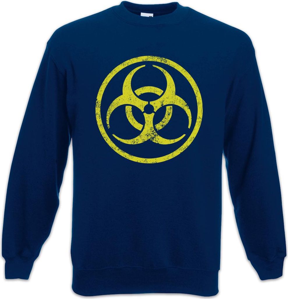 Urban Backwoods CDC Biohazard Logo, Sweatshirt, Farbe: Navy, Größe: S