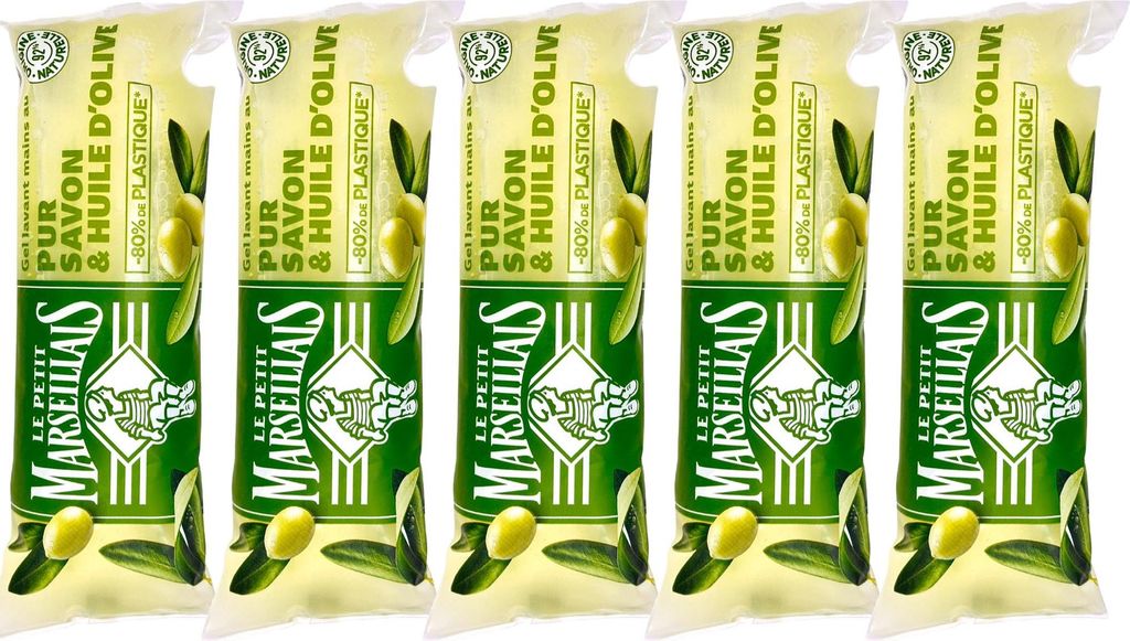 Le Petit Marseillais Flüssigseife Olive 5 x 250 ml Nachfüllpack – Sanfte Pflege aus Frankreich