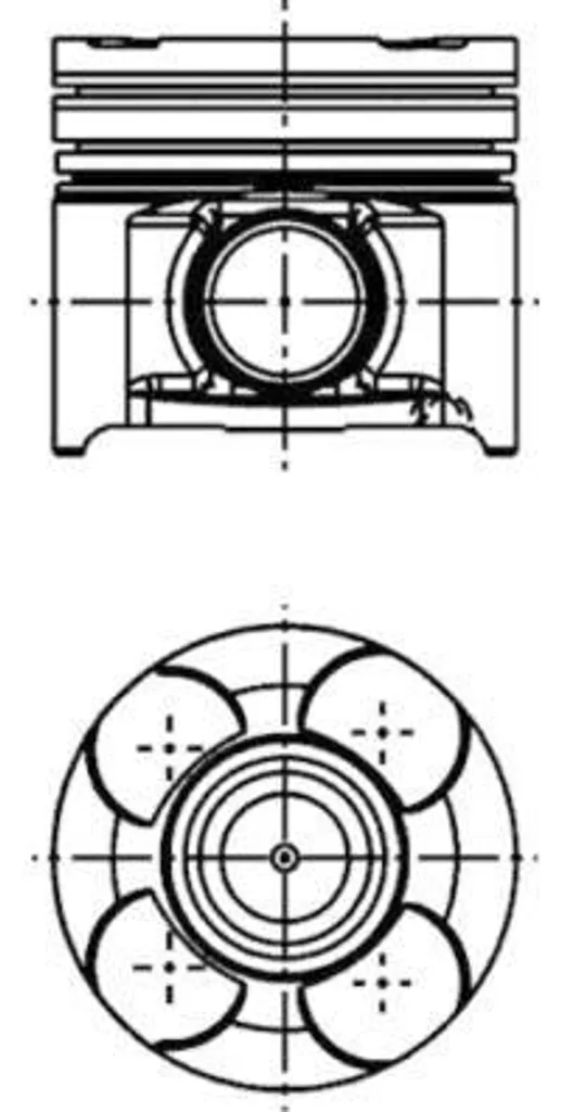 Piston Moteur pour Réparation Diesel (40660600) - Compatible C15, 407, CR-V