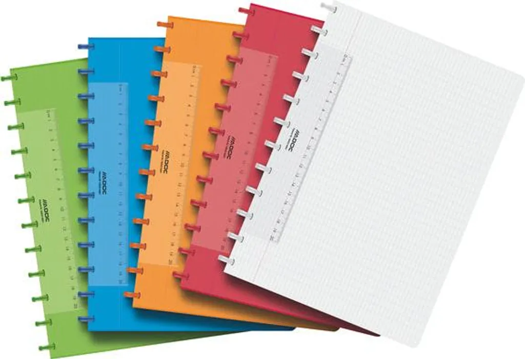 Cahier ADOC A4 réglure 4x8mm papier 90g 144 pages fenêtre - Boîte de 10