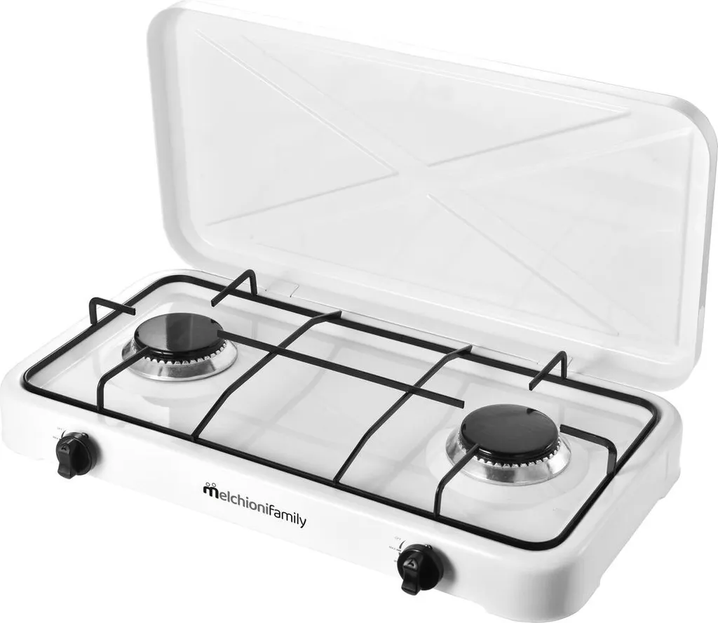 Réchaud à gaz Melchioni MINERVA2 - Réchaud 2 feux compact pour cuisine