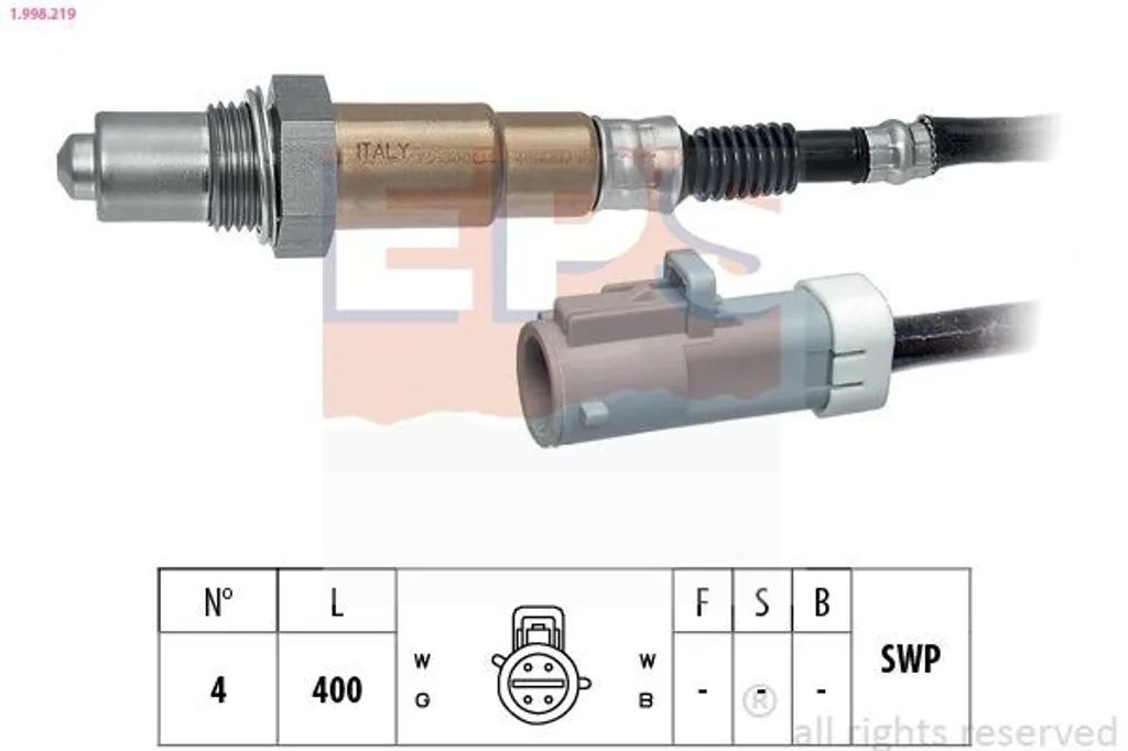 Sonde Lambda EPS pour FORD KA et Fiesta IV V - Capteur Oxygène Qualité