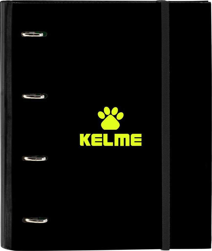 Ringbuch Kelme Jungle Schwarz Grau Neongrün (27 x 32 x 3.5 cm)