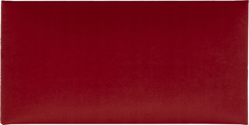 Komvortowy | Polsterpaneel | Wandkissen Velours Rot 30x60 Produktbild 