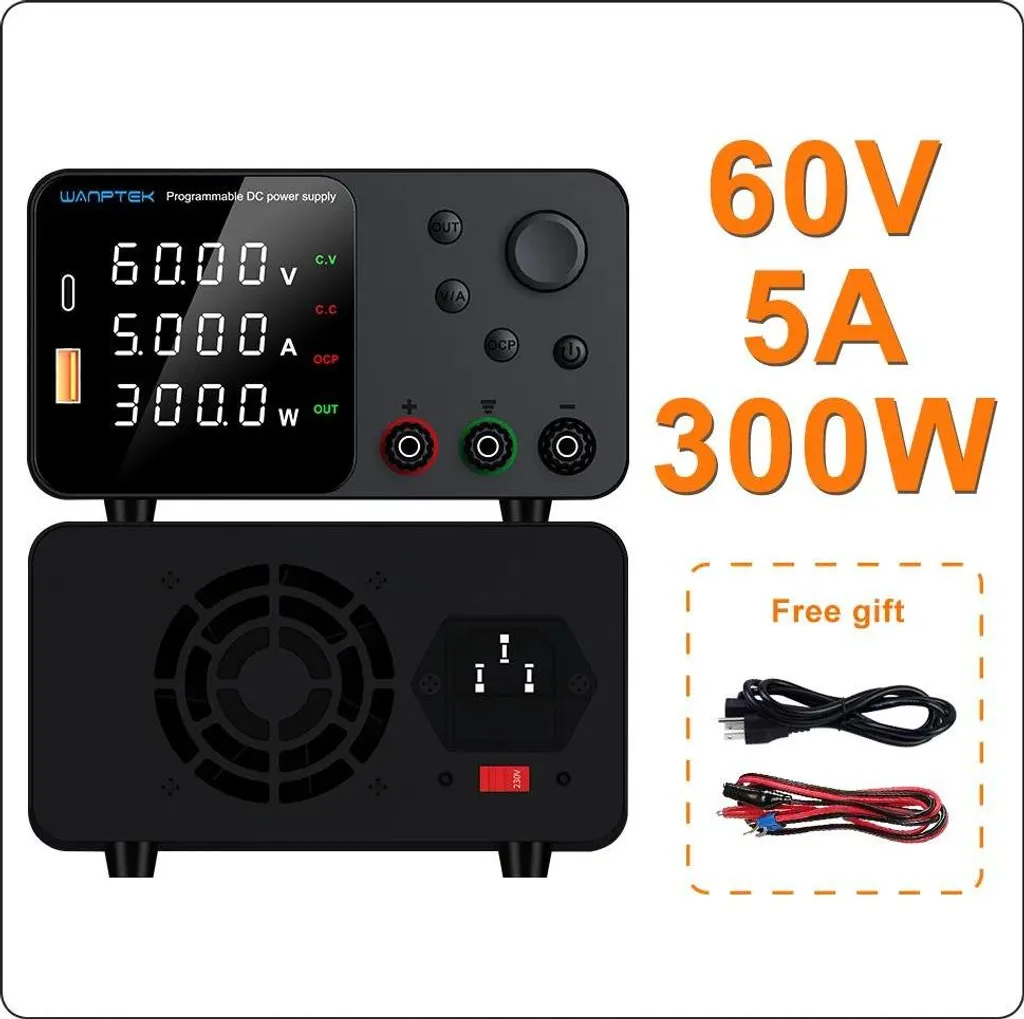 Alimentation DC réglable TPS605 60V 5A à double entrée de tension - 2