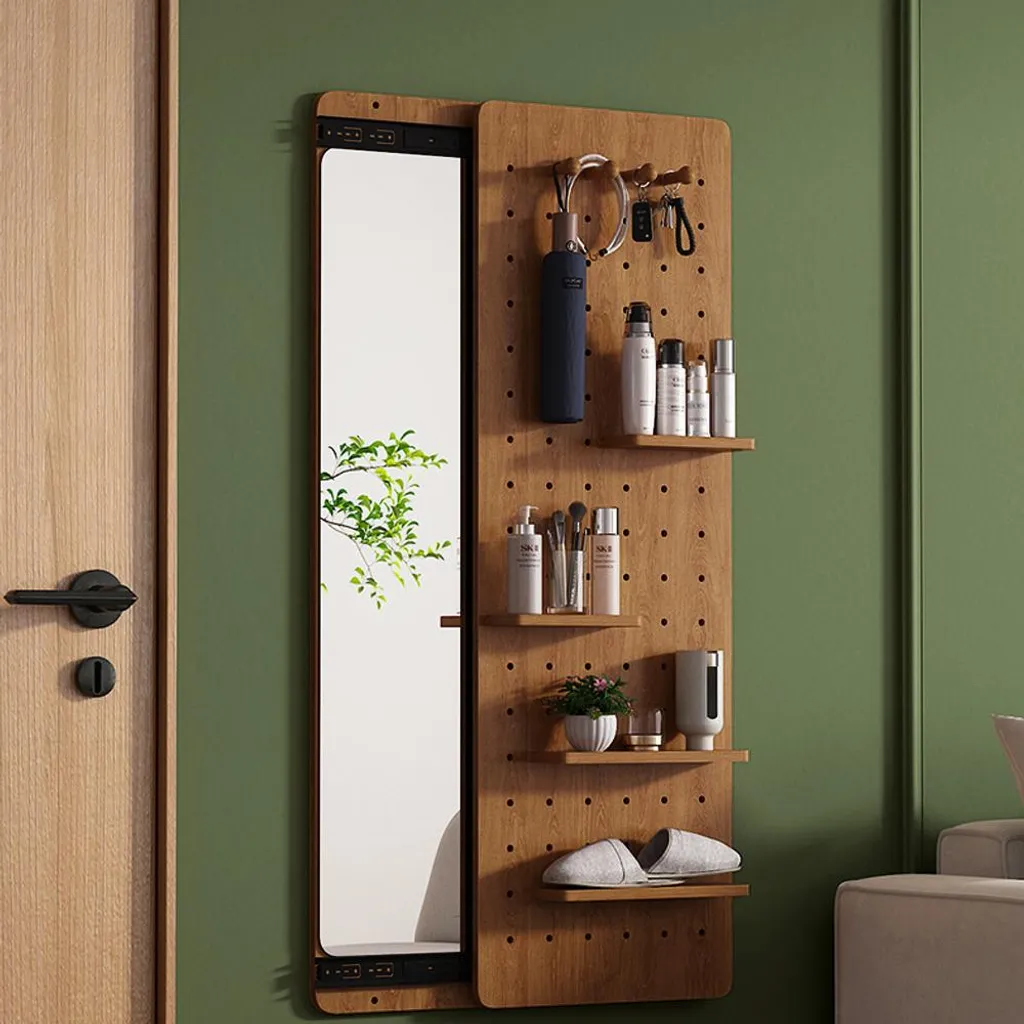Miroir d'Entrée avec Rangement Mural pour Optimiser les Petits Espaces - 3