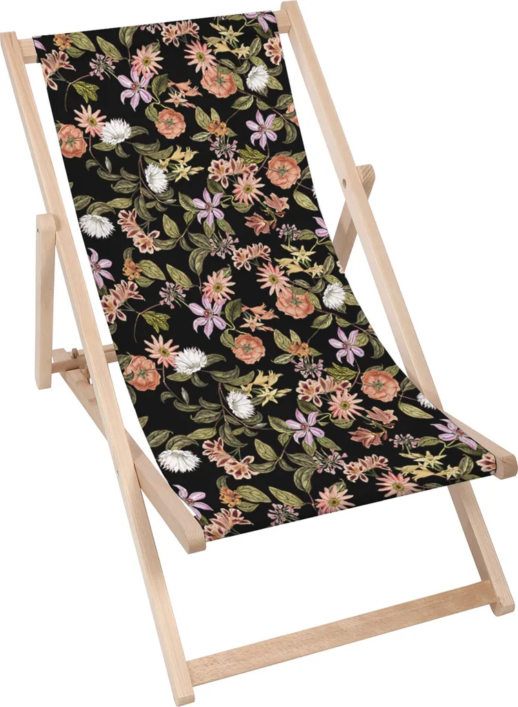 Lettino in Legno 130kg Dreamroots Pieghevole - Schienale 3 Posizioni