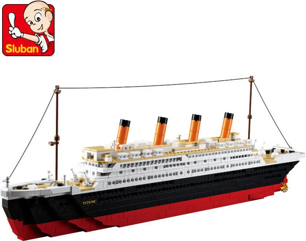 Jeu de Construction Titanic Géant Maquette de Briques à Assembler - 13