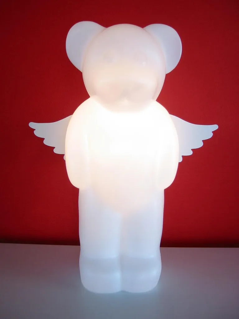 Lampe ours LED Lumibär Authentics blanc : l'éclairage doux sans reflets - 9