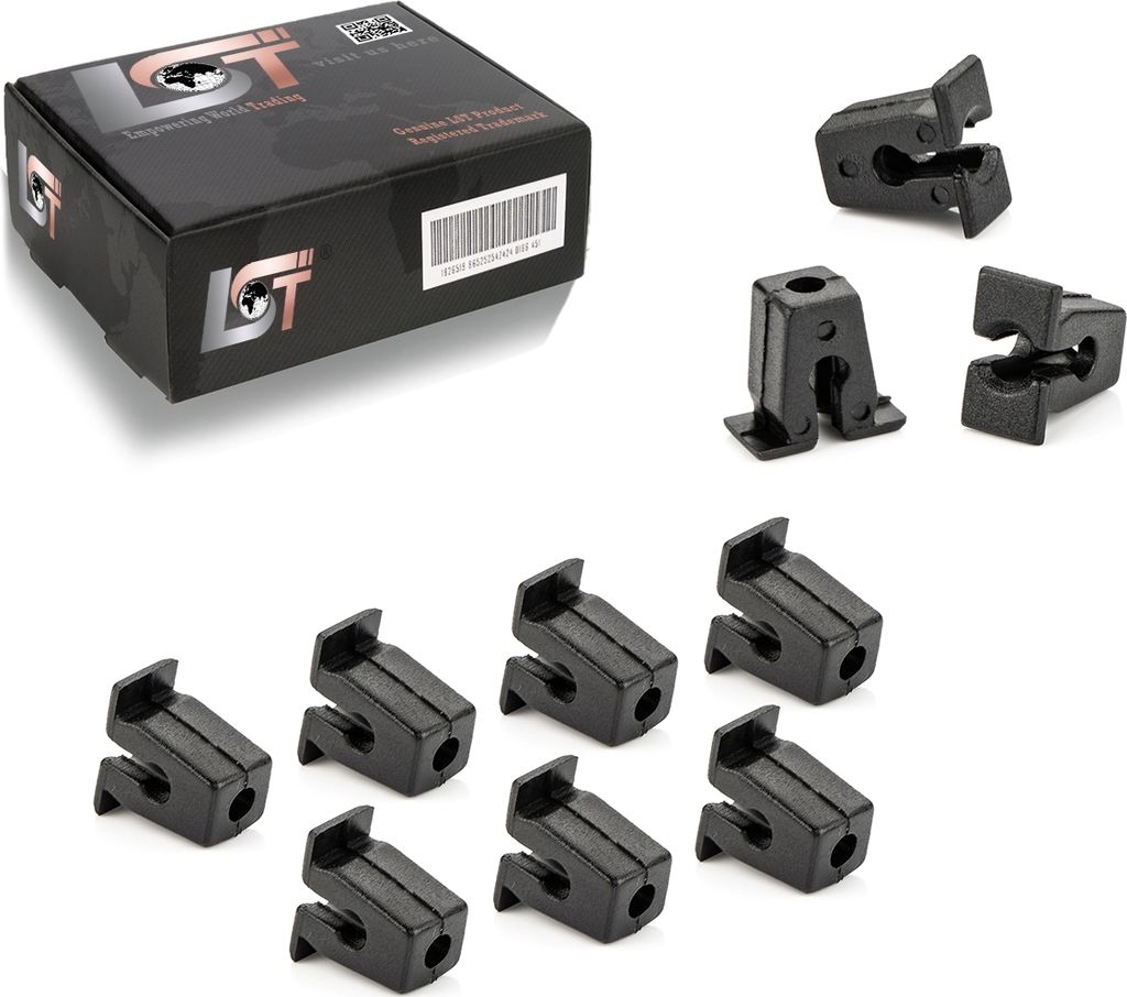 10x Spreizmutter Einsteckmutter Befestigungen Motorraum für VW GOLF BEETLE...