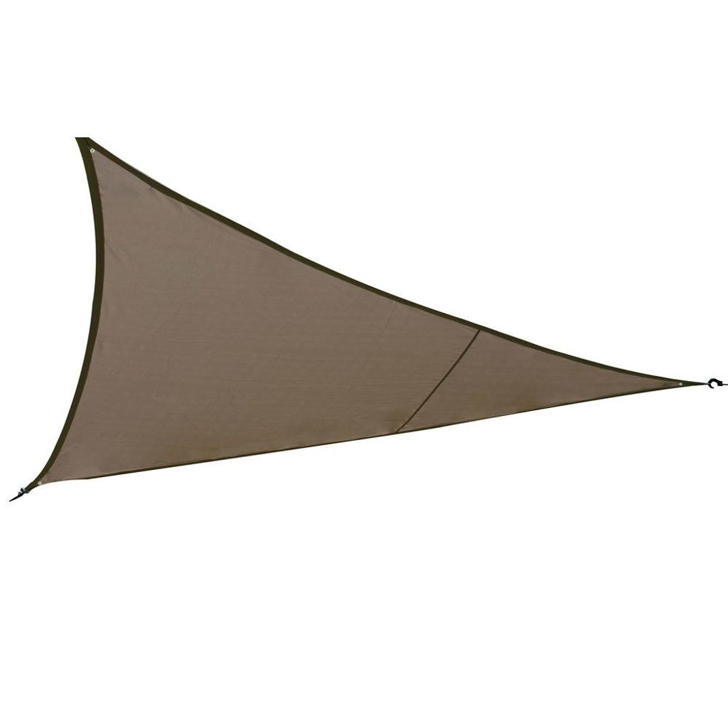 Hesperide Schattentuch Curacao - dreieckig - taupe - 5x5m