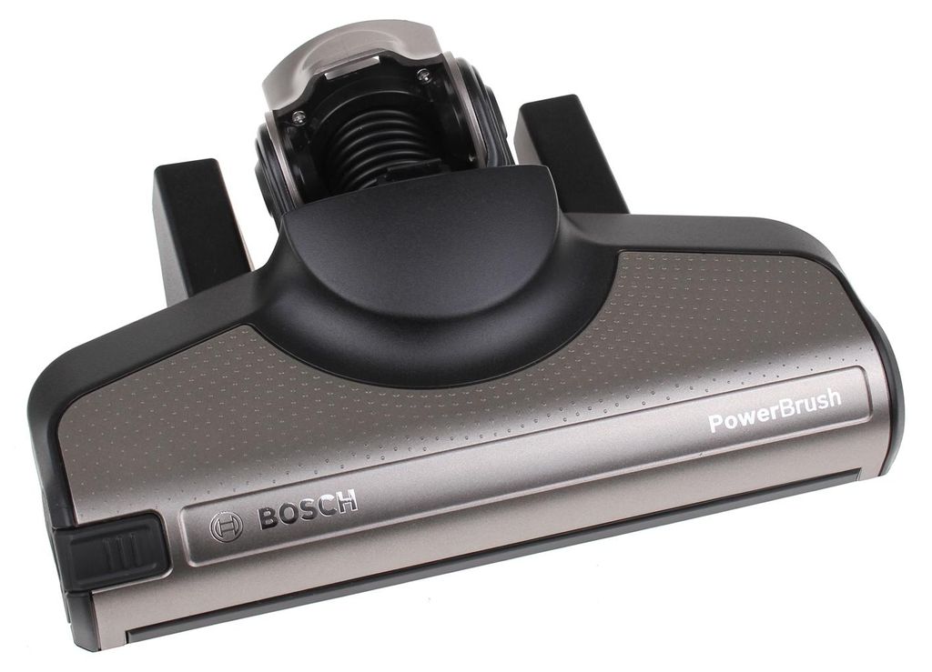 A close-up, studio shot of a vacuum cleaner floor head.