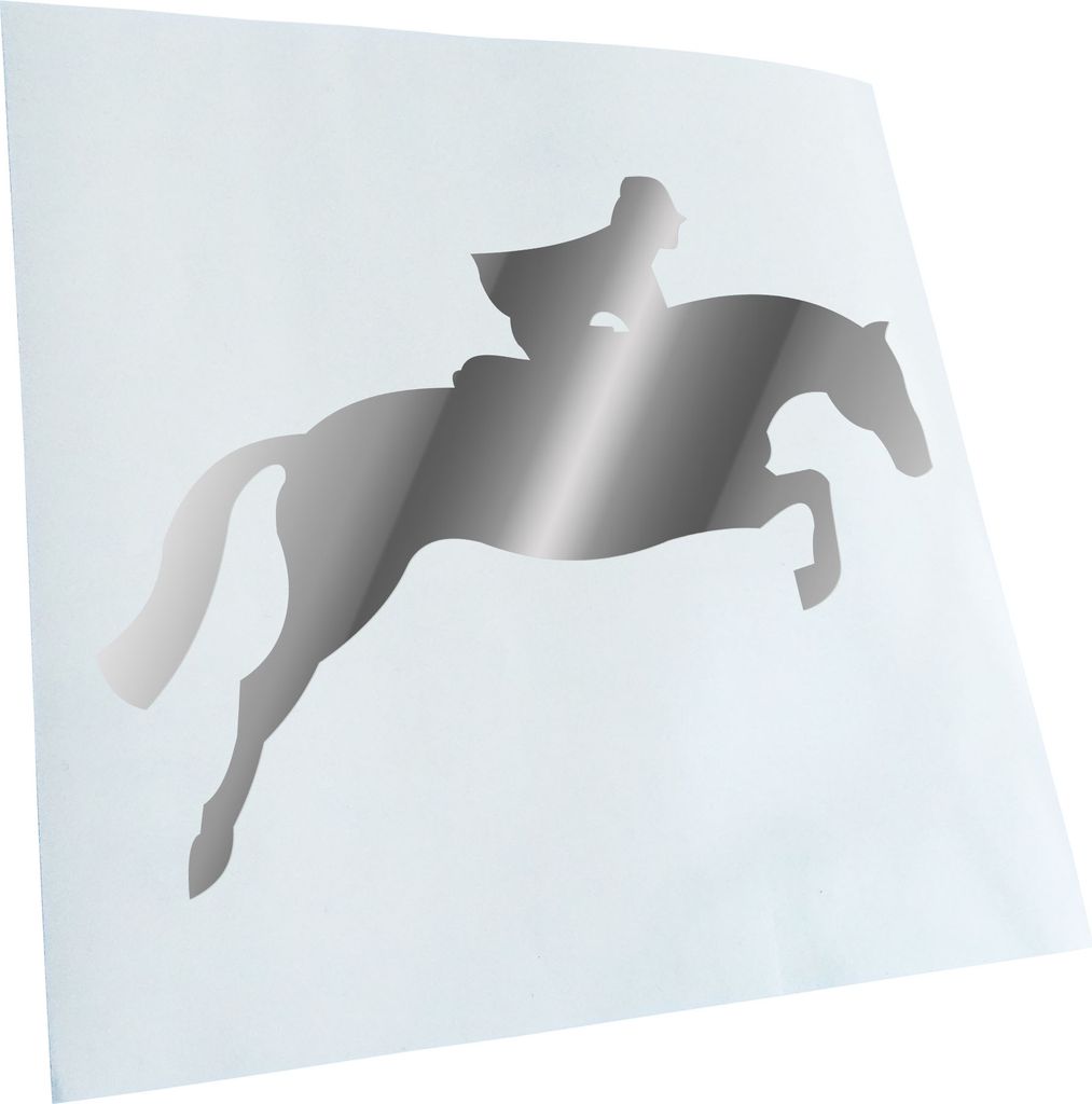 hauptsachebeklebt Kiwistar - Autoaufkleber - Springreiten - Showjumping - Freispringen Heckscheibe - Aufkleber für Auto Kfz Fahrrad, LKW, Truck Mofa