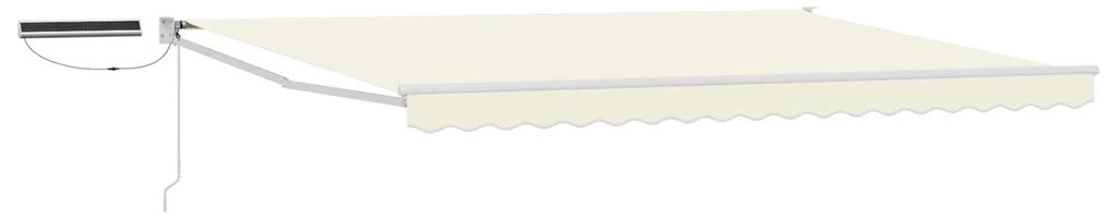Elektrische ausziehbare Markise - CLORIS - Wettersensor - Creme 4x2 m - Markisen C754