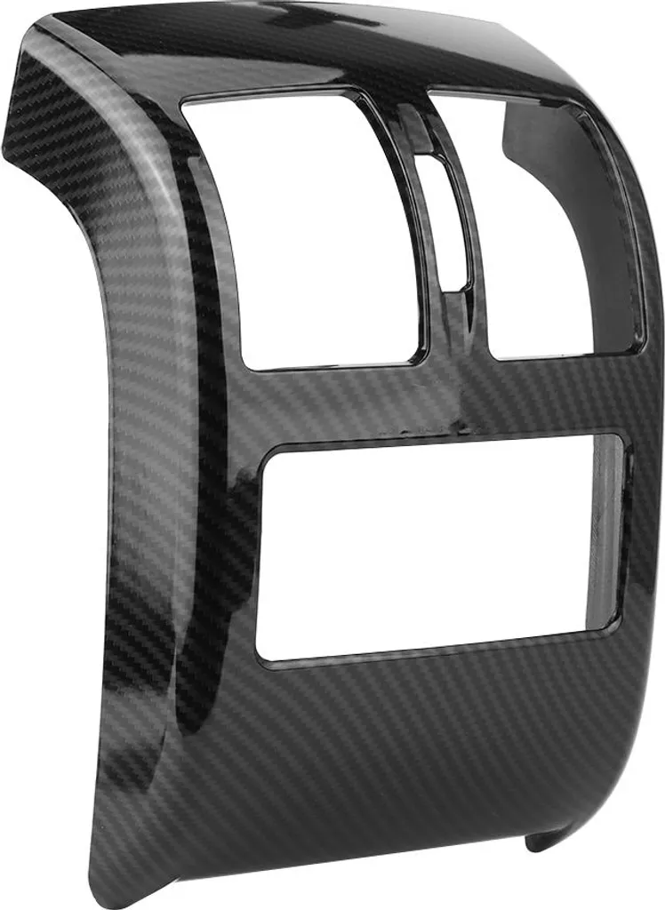 Garniture d'aérateur arrière Mercedes GLK X204 en fibre de carbone noir