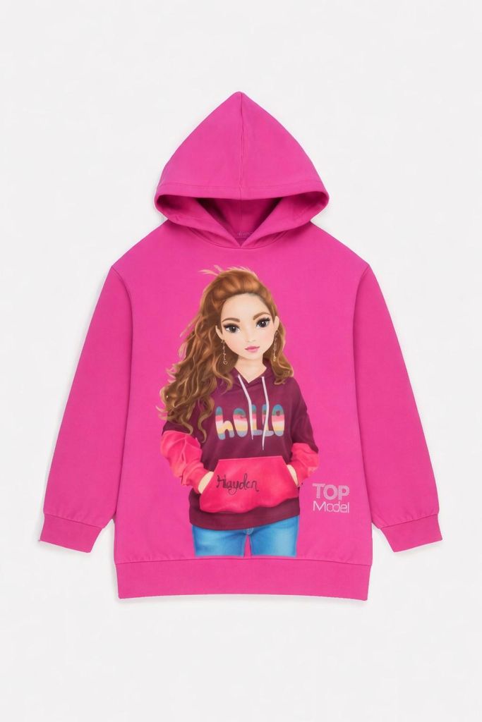 75075 TOPModel Mädchen Sweatshirt mit Hayden in Pink Gr.128 Produktbild 