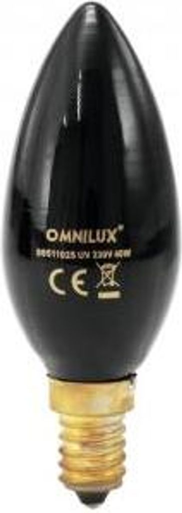 OMNILUX C35 230V/40W E-14 UV Kerzenlampe