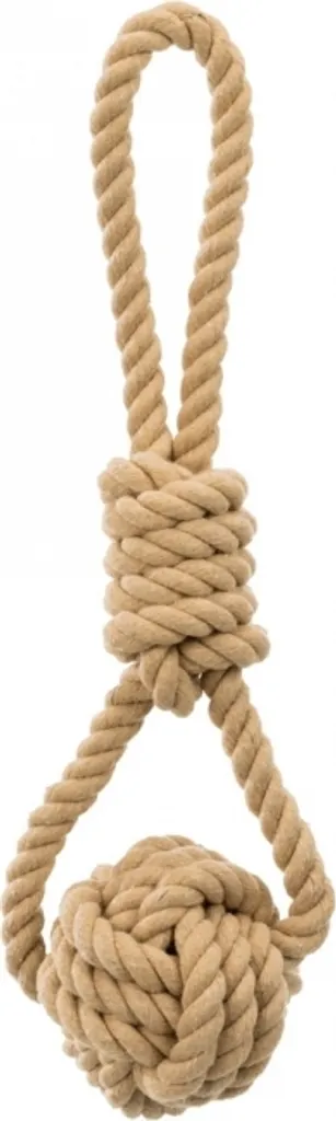 Trixie BE NORDIC Rope Ball 8/30 cm - Gioco ad Alta Resistenza per Cani