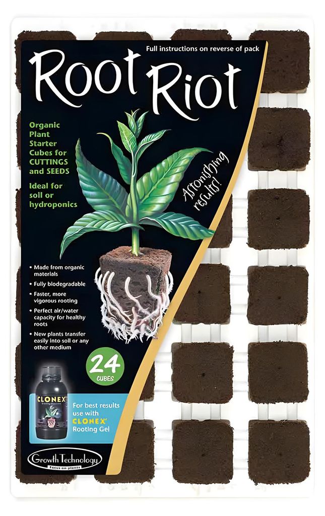 Rastová technológia Root Riot 24, kocky na sadenie v Obrázok produktu 