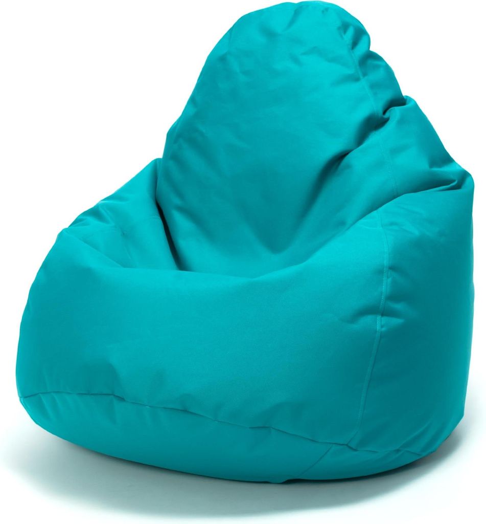 Ecopuf Fuzzy, Sitzsack, Sessel Kinder Erwachsene, Pouf, Bean Bag Gaming, 80x110, Hellblau Nc7