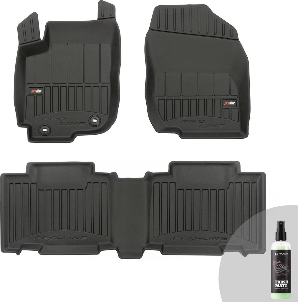 FROGUM ProLine 3D Gummimatten Exklusiven Auto Fußmatten Autofussmatten für Toyota RAV4 IV 2013-2019