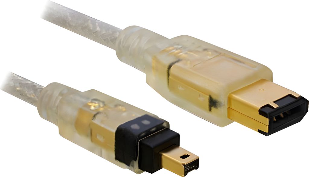 DELOCK FireWire-Kabel FW400 4Pin -> FW400 6Pin St/St 1.00 retail