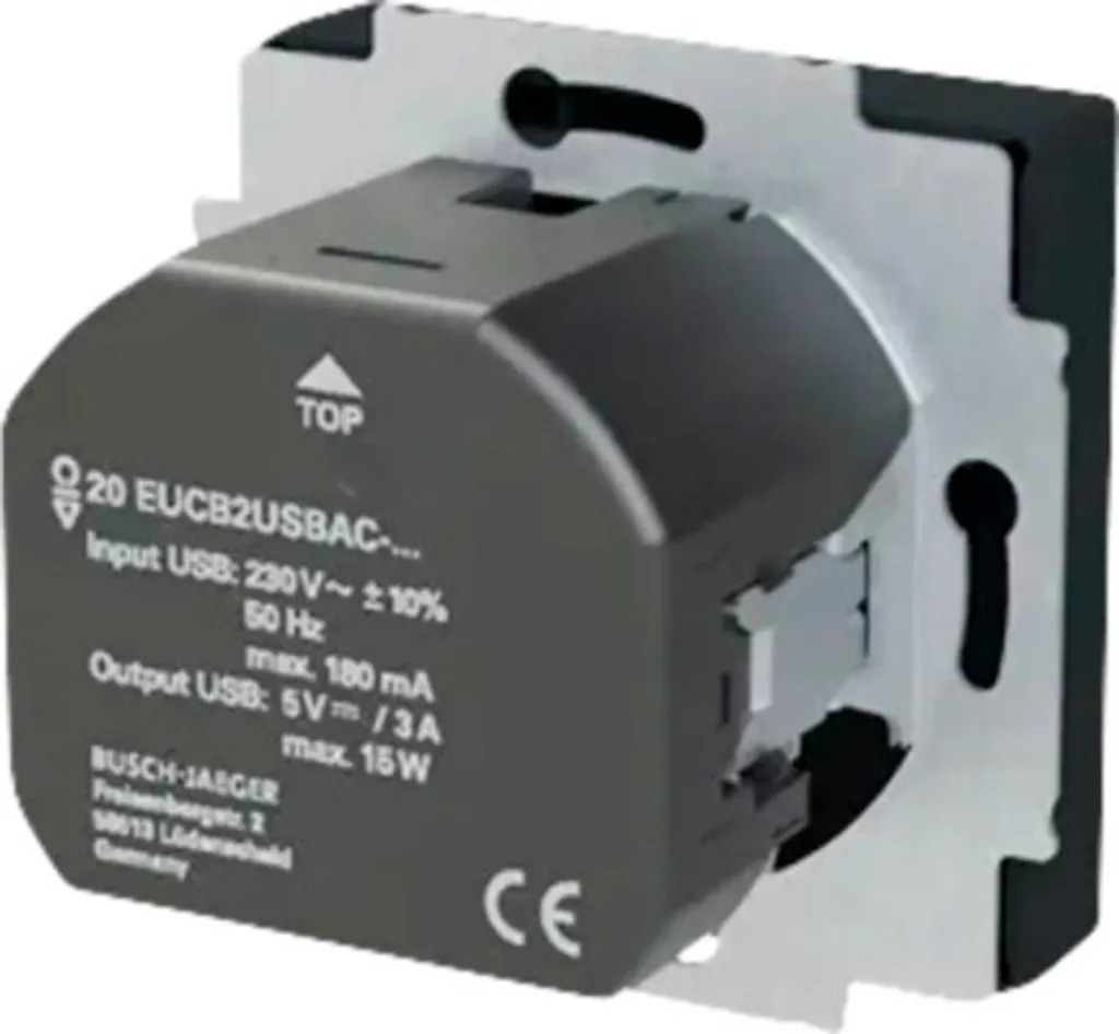 Busch-Jaeger Prise SCHUKO 20 EUCB2USBAC-885 avec USB A et C 2CKA002011A6312 - 3