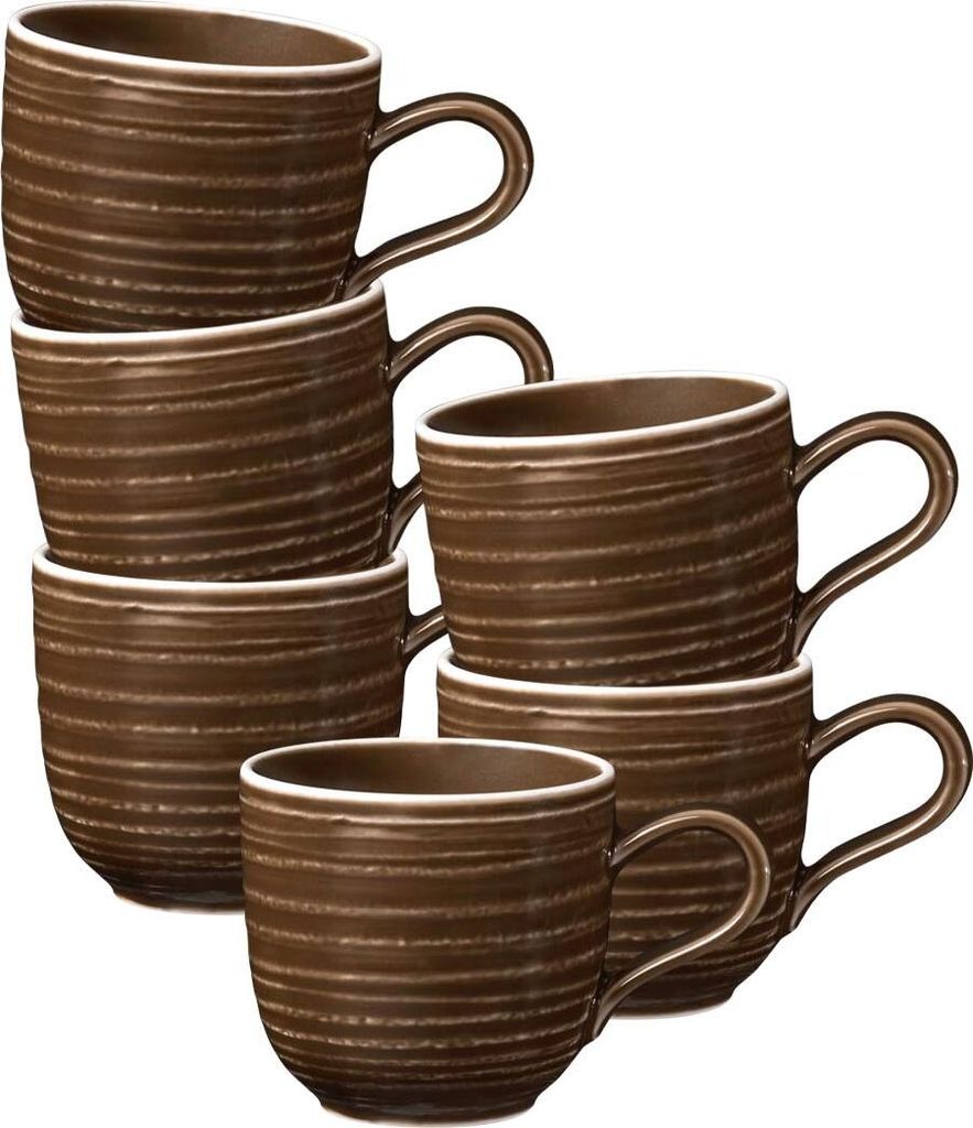 Seltmann Weiden Terra Espressotasse 0,09 l erdbraun 6er Set