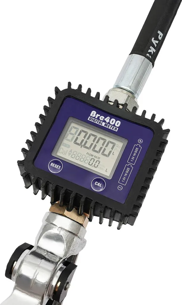 Débitmètre d'huile électronique avec vanne de régulation et écran LCD - 11