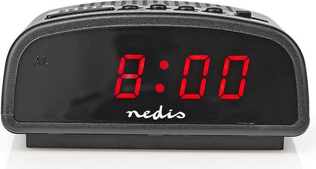 Digitaler Tischwecker | LED-Anzeige | Schlummerfunktion | Nein | Schwarz