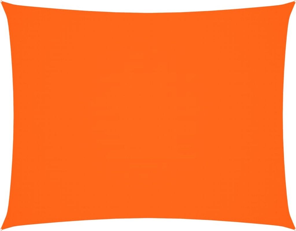 vidaXL Voile d'ombrage Oxford rectangulaire 6x8 m Orange Image du produit 