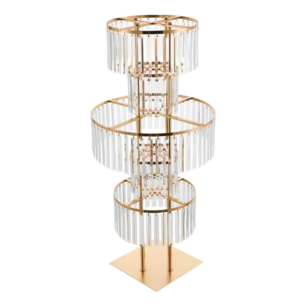 Support de fleurs mariage 110 cm pour une décoration de table unique - 8