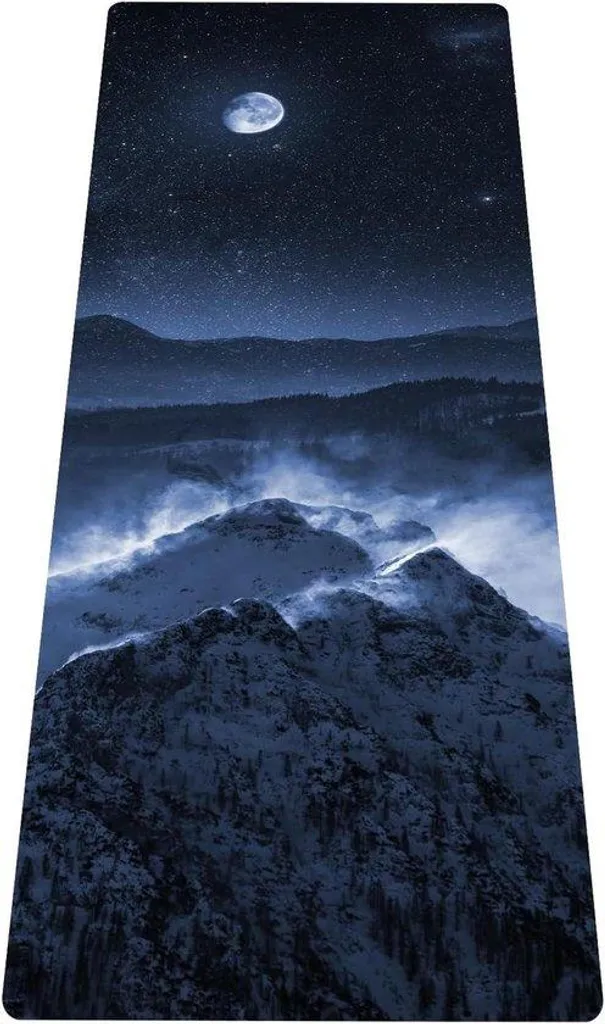 Tapis de yoga voyage 15mm compact 180x61cm pour Vacances et Studio