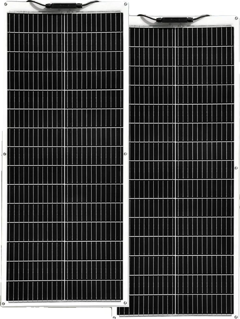 Panneau solaire flexible 200W léger pour éviter les toits surchargés
