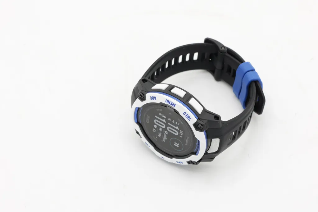 Montre connectée solaire Garmin Instinct 3 GPS antichoc blanche - 11