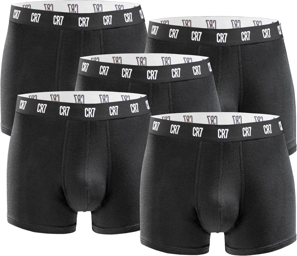 Boxer cr7 men cristiano ronaldo boxershort 5-pack black-white mix black xl
