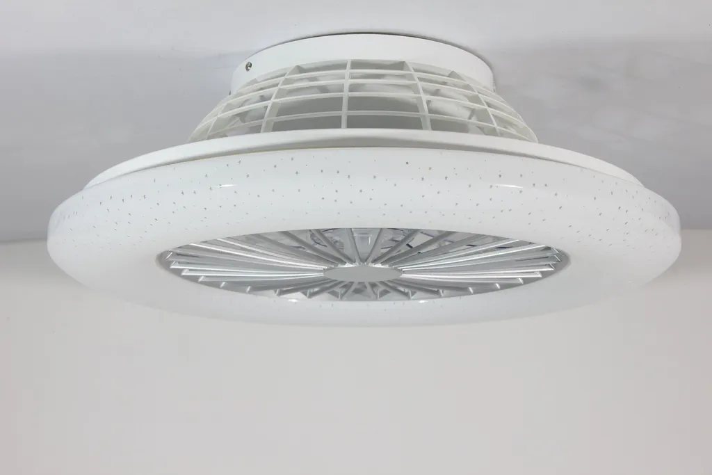 Ventilatore da soffitto Travo Bianco 50 cm con luce LED e telecomando - 10