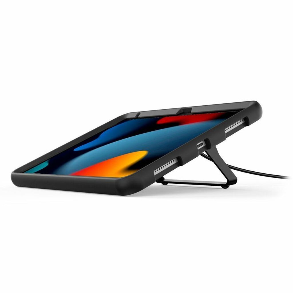 Compulocks iPad 10.9" 10th Gen Secured Kickstand - Stoßstange für Tablet - Ständer - Gummi - Schwarz - für Apple 10.9-inch iPad (10. Generation)
