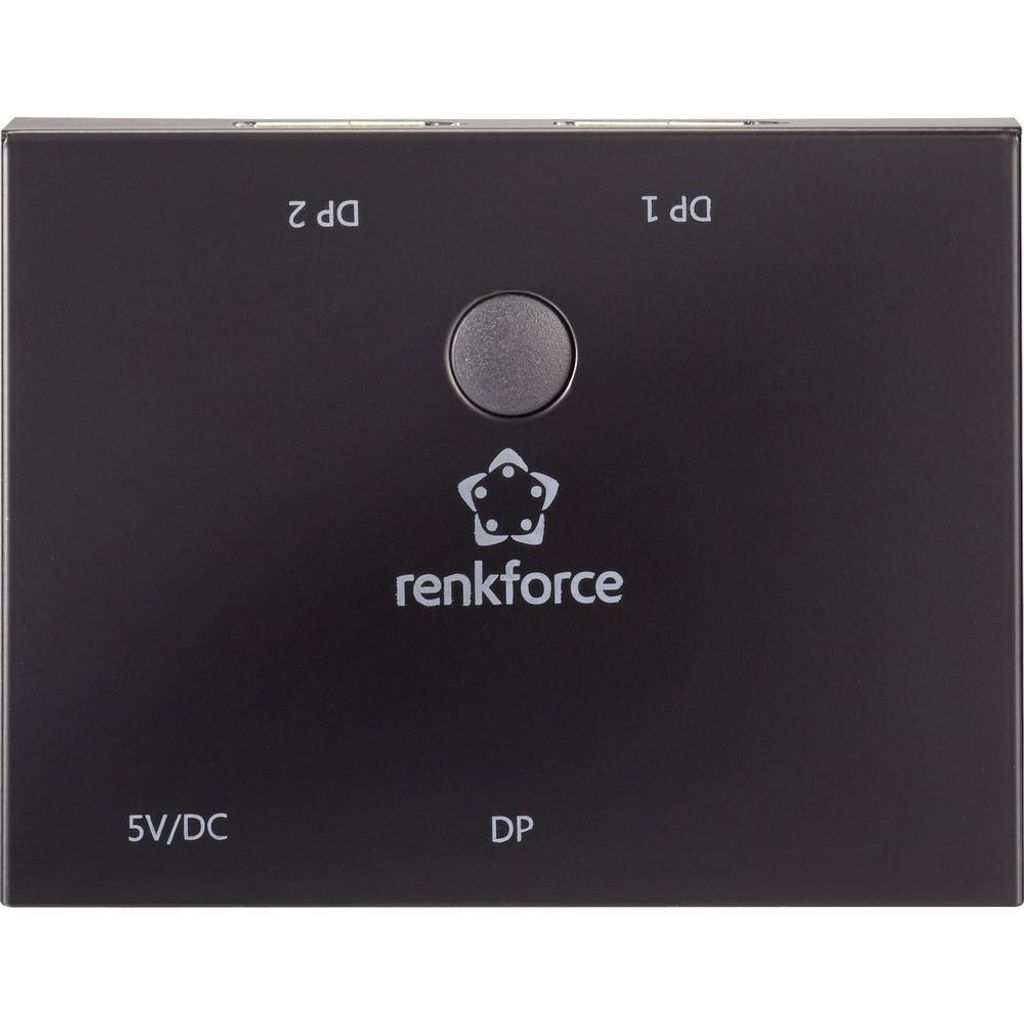 Renkforce - Conmutador DisplayPort de 2 puertos, Imagen del producto 