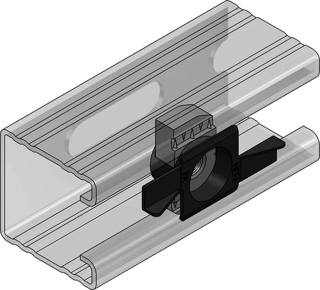 MEFA Stex Montageplatte MP-X 45 V4A, M8, 1 Stk.