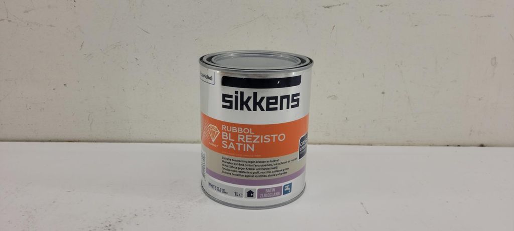 Sikkens Rubbol BL Rezisto satin weiss 1 Liter Holzlack Produktbild 